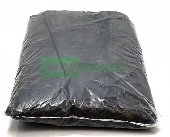 Мешки для мусора 180 литров 35 мкм, в пачках 200 шт черные - Вид 4