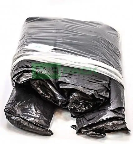 Мешки для мусора 180 литров 35 мкм, в пачках 200 шт черные - Вид 6