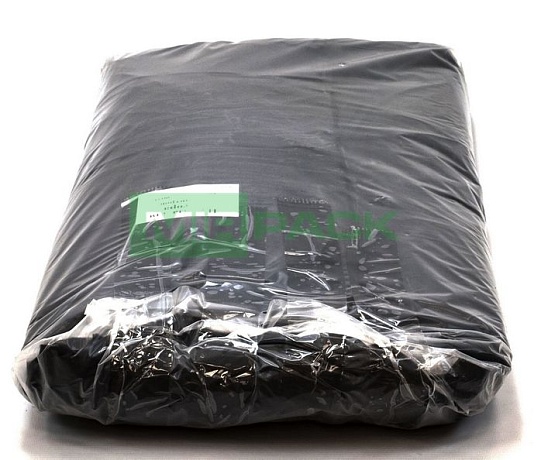 Мешки для мусора 240 литров, 60 мкм, ПВД , 93х125 в пачках, черные - Вид 2
